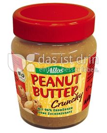 Produktabbildung: Allos Peanut Butter crunchy 227 g