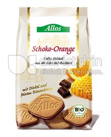 Produktabbildung: Allos Schoko- Orange Gebäck 125 g