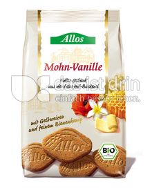 Produktabbildung: Allos Mohn-Vanille Gebäck 125 g