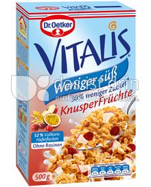 Produktabbildung: Dr. Oetker Vitalis Weniger süß Knusper Früchte 500 g