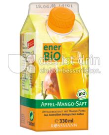 Produktabbildung: enerBio Apfel-Mango-Saft 750 ml