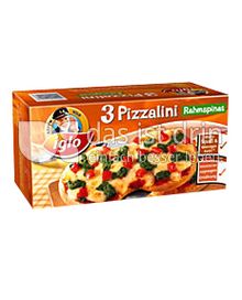 Produktabbildung: iglo 3 Pizzalini Rahmspinat 