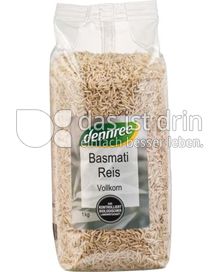 Produktabbildung: dennree Basmati Reis Vollkorn 1 kg