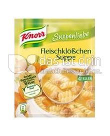 Produktabbildung: Knorr Suppenliebe Fleischklößchensuppe 