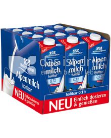 Produktabbildung: Weihenstephan Haltbare Alpenmilch 0,1 % Fett 12 l