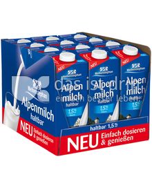 Produktabbildung: Weihenstephan Haltbare Alpenmilch 1,5 % Fett 12 l
