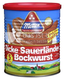 Produktabbildung: Metten Dicke Sauerländer Bockwurst mit Milcheiweiß 845 g