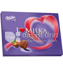 Produktabbildung: Milka I love Milka Nuss-Nougat-Crème Pralinés 125 g
