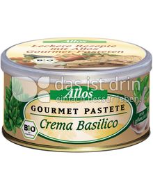 Produktabbildung: Allos Gourmet Pastete Crema Basilico 125 g