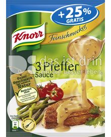 Produktabbildung: Knorr Feinschmecker 3 Pfeffer Sauce 250 ml