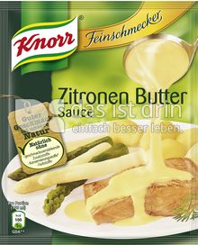 Produktabbildung: Knorr Feinschmecker Zitronen Butter Sauce 250 ml