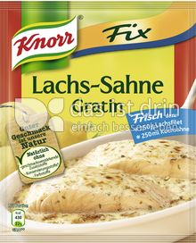 Produktabbildung: Knorr Fix Lachs-Sahne Gratin 28 g
