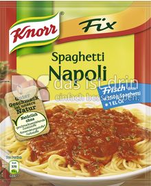 Produktabbildung: Knorr Fix Spaghetti Napoli 44 g