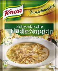 Produktabbildung: Knorr Feinschmecker Schwäbische Flädlesuppe 0,75 l