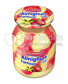 Produktabbildung: Ehrmann Almighurt Fantasie Vanilla Erdbeer 500 g