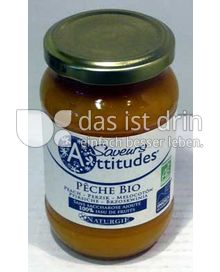 Produktabbildung: Saveurs Attitudes Frucht-Brotaufstrich Pfirsich / Pêche Bio 310 g