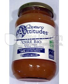 Produktabbildung: Saveurs Attitudes Frucht-Brotaufstrich Birne/ Poire Bio 310 g