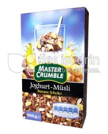 Produktabbildung: Master Crumble Joghurt-Müsli Banane Schoko 500 g