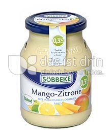 Produktabbildung: Söbbeke Mango-Zitrone Bio Magermilchjoghurt Mild 500 g