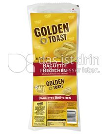 Produktabbildung: GOLDEN TOAST Baguette Brötchen 300g 