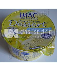 Produktabbildung: Biac Probiotisches Dessert Vanille 200 g