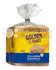 Produktabbildung: GOLDEN TOAST Vollkornsandwich 375 g