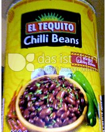 Produktabbildung: El Tequito Chilli Beans 420 g