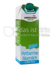 Produktabbildung: Andechser Natur Fettarme Biomilch, längerfrisch 1,5% 1 l