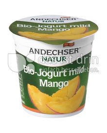 Produktabbildung: Andechser Natur Bio-Jogurt mild, Mango 3,7% 150 g