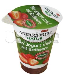 Produktabbildung: Andechser Natur Bio-Jogurt mild auf Erdbeere 3,7% 180 g