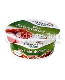 Produktabbildung: Andechser Natur Bio-Rahmjogurt mild, Kirsche 10% 150 g