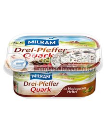 Produktabbildung: MILRAM Drei-PfefferQuark 200 g