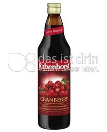 Produktabbildung: Rabenhorst Cranberry 750 ml