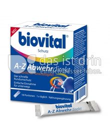 Produktabbildung: Biovital A-Z Abwehrdirekt + natürlicher Granatapfel 18 St.