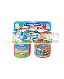 Produktabbildung: Danone Joghurt für Kinder Erdbeere-Banane 115 g