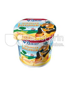 Produktabbildung: Bauer Wikinger-Joghurt Pfirsich-Banane 125 g