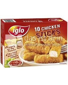Produktabbildung: iglo 10 Chicken Sticks 250 g