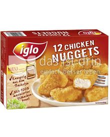 Produktabbildung: iglo 12 Chicken Nuggets 250 g