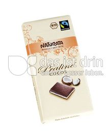 Produktabbildung: Naturata Schokolade Praliné Cocos 100 g