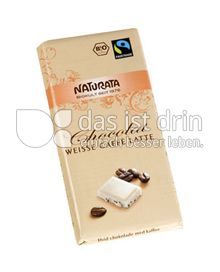 Produktabbildung: Naturata Chocolat weiße Café Latte 100 g