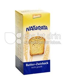 Produktabbildung: Naturata Butter-Zwieback, leicht gesüßt 150 g