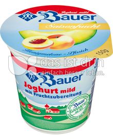 Produktabbildung: Bauer Fruchtjoghurt Honigmelone-Pfirsich 150 g