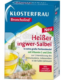 Produktabbildung: Klosterfrau Broncholind Heißer Ingwer-Salbei 10 St.