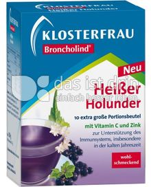 Produktabbildung: Klosterfrau Broncholind Heißer Holunder 10 St.