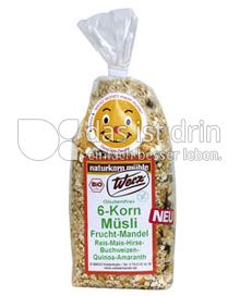 Produktabbildung: Werz 6-Korn-Müsli-Frucht-Mandel 250 g