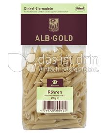 Produktabbildung: ALB-GOLD Bio Dinkel Röhren 250 g