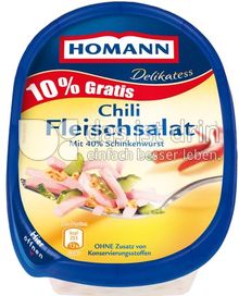 Produktabbildung: Homann Delikatess Chili Fleischsalat 200 g