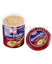 Produktabbildung: Dr. Oetker Crème Fraîche Tomate & Basilikum 125 g