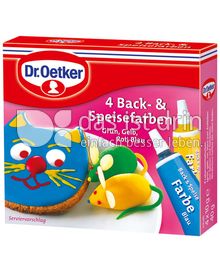 Produktabbildung: Dr. Oetker 4 Back & Speisefarben 40 g