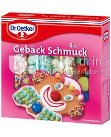 Produktabbildung: Dr. Oetker 4x Gebäck Schmuck 100 g
